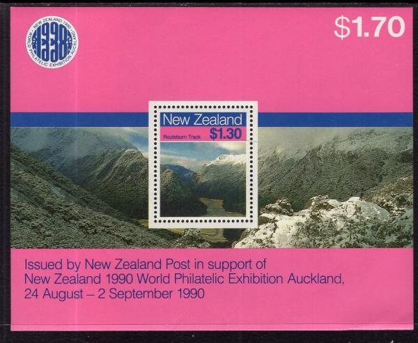 Australia and Oceania | Philatelic Exhibition New Zealand Postage Stamp Souvenir Sheet Issued 1988 Multicolor Australia & Oceania Australia & Oceania