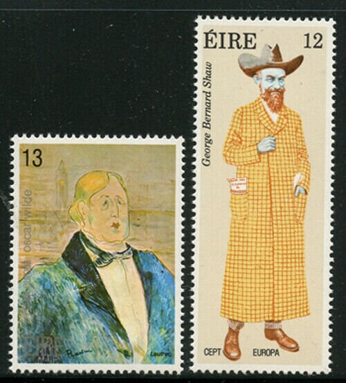 Britain and Ireland | 1980 Irish Authors Set of Two Ireland Postage Stamps Mint Never Hinged Multicolor Britain & Ireland Britain & Ireland