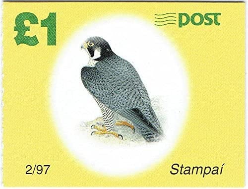 Britain and Ireland | Peregrine Falcon Booklet of Four Ireland Postage Stamps Issued 1997 Multicolor Britain & Ireland Britain & Ireland