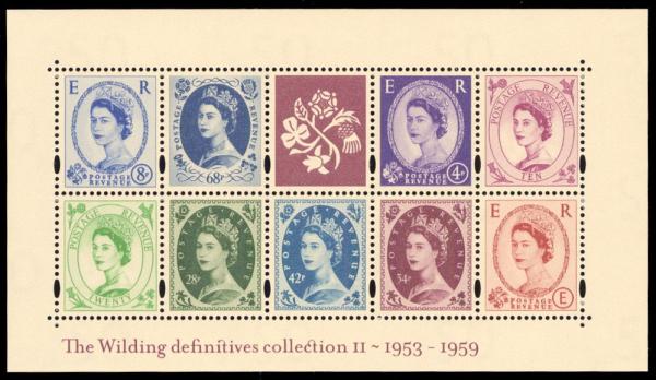 Britain and Ireland | Queen Elizabeth II Souvenir Sheet of Ten Great Britain Postage Stamps Issued 2003 Multicolor Britain & Ireland Britain & Ireland