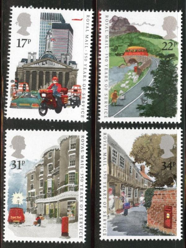 Britain and Ireland | Royal Mail Set of Four Great Britain Postage Stamps Issued 1985 Multicolor Britain & Ireland Britain & Ireland