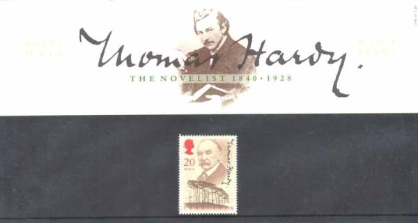 Britain and Ireland | Thomas Hardy Great Britain Postage Stamp Presentation Pack Issued 1990 Multicolor Britain & Ireland Britain & Ireland